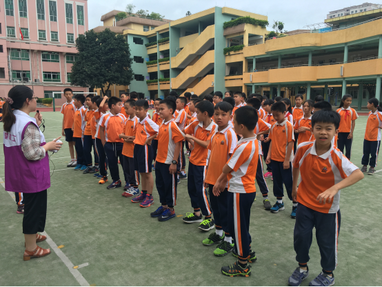 【市桥家综】“快乐学习”中心小学五年级团体减压活动